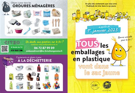 A compter du 1er janvier 2023- Extensions des consignes de tri ...