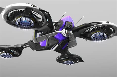 Artstation 3d Concept Sci Fi Drone Oleg Ovigon Drones Concept