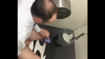 Office Guys Caught Wanking In The Bathroom Hidden Cam Porn