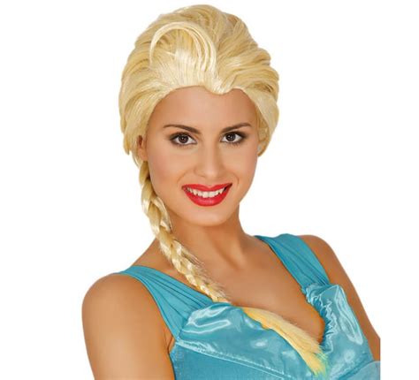 Perruque Blonde Avec Tresse