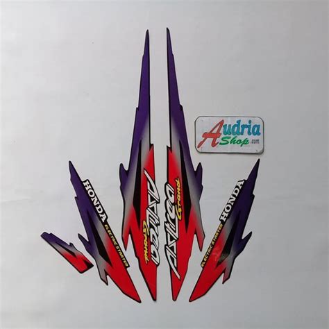 Jual Sticker Striping Motor Honda Astrea Grand 1995 Merah Ungu Di Lapak Audriacollection Bukalapak