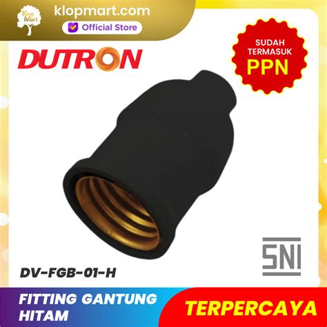 Jual Dutron Fitting Gantung Hitam Dv Fgb H