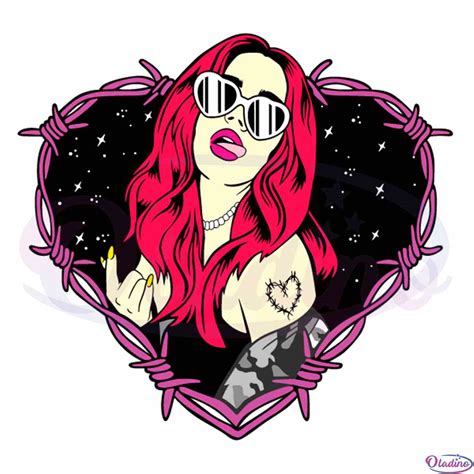 Karol G Red Hair Design Svg Files For Cricut Sublimation Files