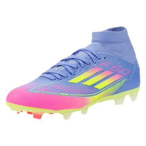 adidas  league mid fgmg womens firm ground soccer cleat blue