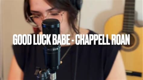 Good Luck Babe Chappell Roan Cover YouTube