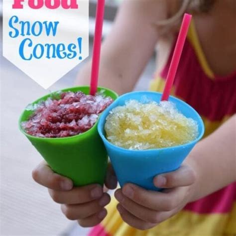 How To Make Real Food Snow Cones ⋆ 100 Days Of Real Food
