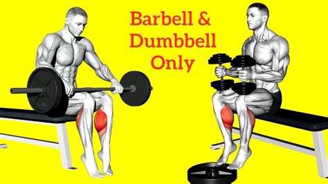 5 Best Calf Exercises And Workout Barbell And Dumbbell Youtube