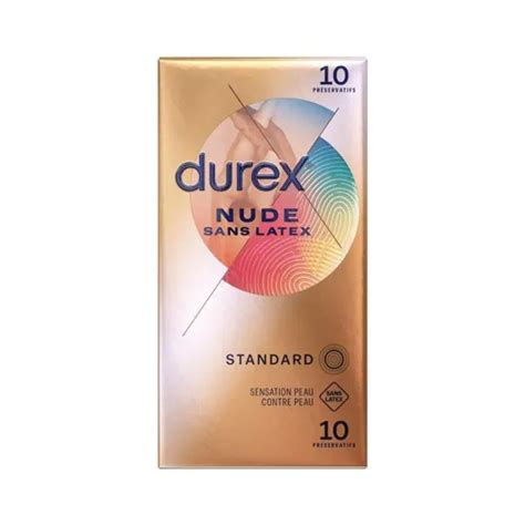 Durex Nude Sans Latex Préservatifs