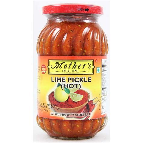 Mother S Recipe Lime Pickle Hot 500g Asian Dukan