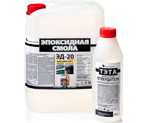 Эпоксидная смола и вода, добавление разных отвердителей