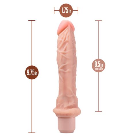 Blush Novelties Dr Skin Silicone Dr Richard In Vibrating Dildo
