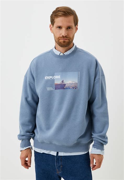 Свитшот Befree, цвет: голубой, MP002XM1UBGO — купить в интернет ...