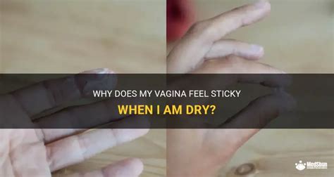 Why Does My Vagina Feel Sticky When I Am Dry Medshun