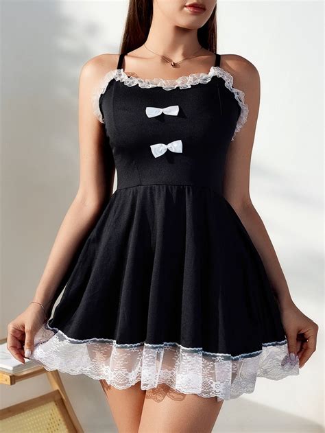 Sexy French Maid Maid Costume Cosplay Sexy Maid Dress Lingerie Outfit For Women Ebay