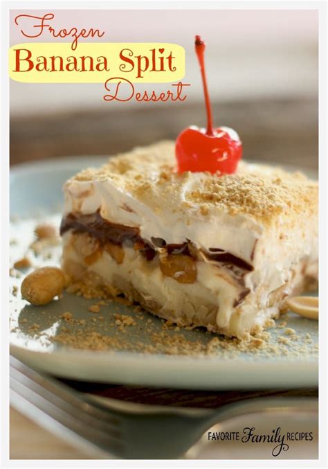 Frozen Banana Split Dessert I Stuck To The Ingredients In This Recipe But I Think Next Time