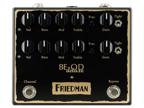 Педаль драйв-дисторшн для электрогитары FRIEDMAN BE-OD Deluxe - купить ...