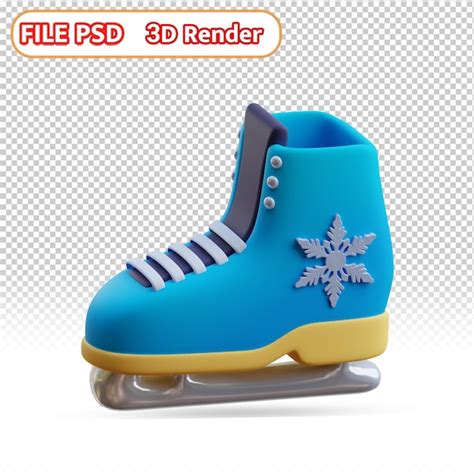 Premium Psd Ice Skate