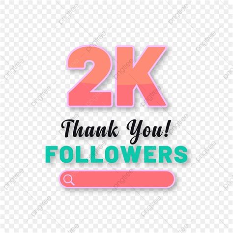 Thank You Followers Vector Hd Images Thank You 2k Followers Social