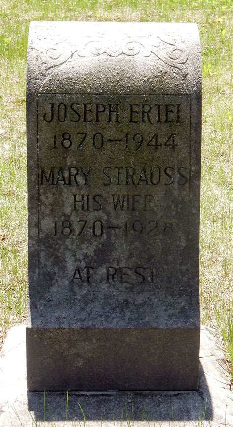 Joseph Ertel 1870 1944 Memorial Find A Grave