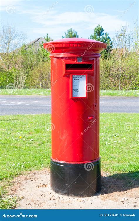 Red British Mailbox Stock Image Image Of Royal Postal