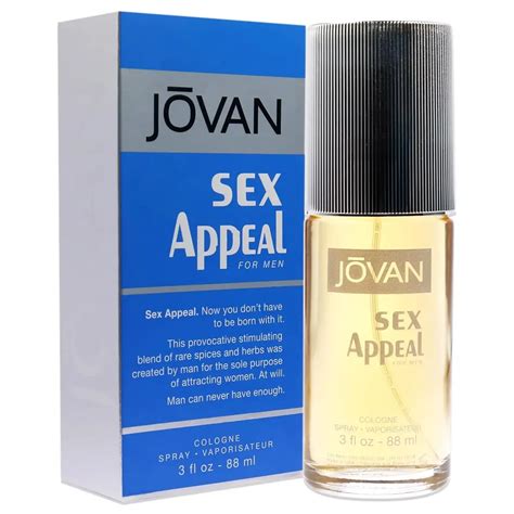 JOVAN SEX APPEAL FOR MEN COLOGNE SPRAY Ml Story Brand