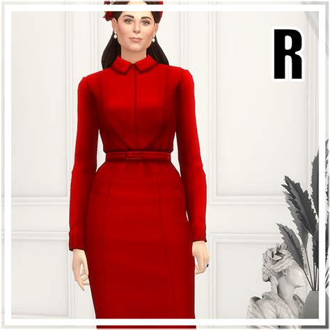 Duchess Of XIX Coat Dress The Sims 4 Create A Sim CurseForge