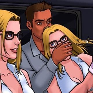 Blonde Cutie With Glasses Gets Fucked By Two BDSM Art Collection