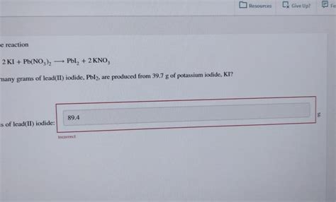 Answered E Reaction 2 Ki Pbno32 Pbl₂ 2 Bartleby