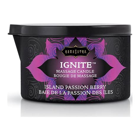 Kama Sutra Ignite Massage Candle Island Passion Berry