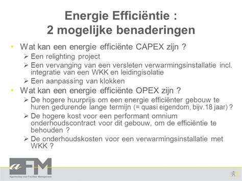 Energie Efficiëntie 2 Mogelijke Benaderingen Ppt Download