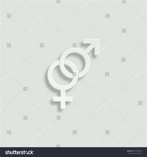 Male Female Sex Symbol Vector Icon Stock Vector Royalty Free