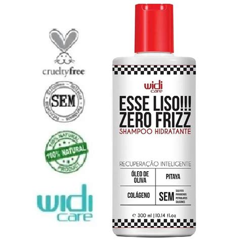 Shampoo Hidratante Esse Liso Zero Frizz 300ml Widi Care Original