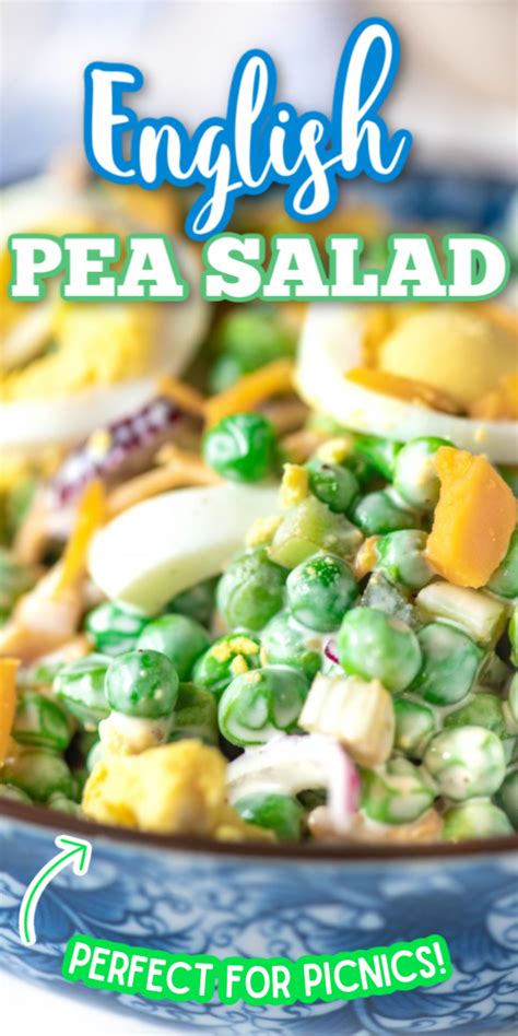 Looking For Some New Lunch Ideas This Easy English Pea Salad Is One Of