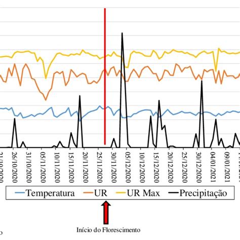 Precipitação Média Temperatura Mínima E Máxima Durante O Download Scientific Diagram