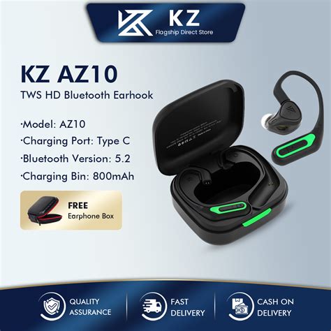 Kz Az Az True Wireless Earphone Bluetooth Ear Hook Automatic