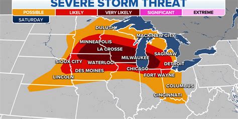 Severe Thunderstorm Watches issued as storms produce damaging winds ...