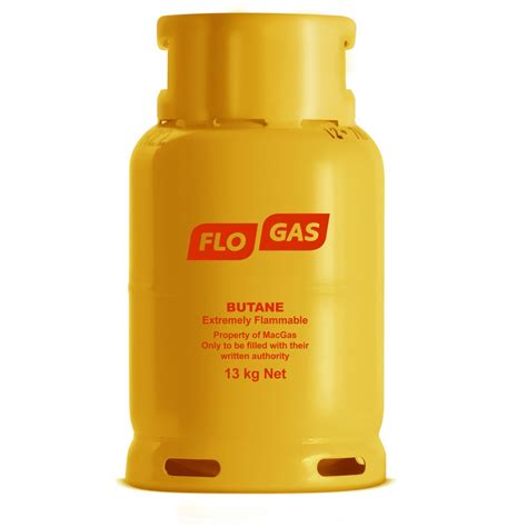 Flogas 13kg Butane Gas Bottle Refill 21mm Gas Depot Uk