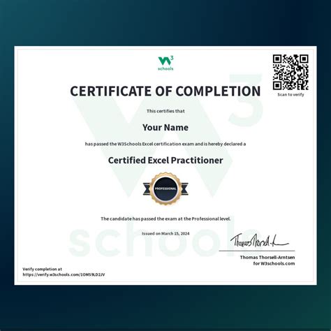 Excel Certification Exam —