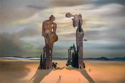 Archeological Reminiscence Of Millets Angelus 1933 By Salvador Dali