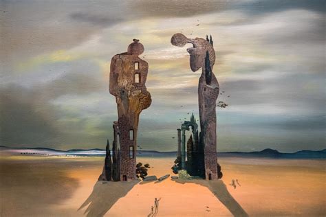 Archeological Reminiscence Of Millet S Angelus By Salvador Dali