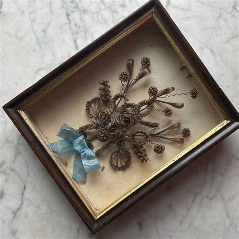 Victorian Hair Art Etsy