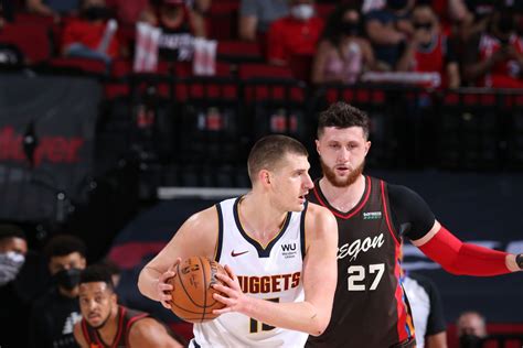 Nuggets Vs Trail Blazers Final Score Nikola Jokic Michael PorterJr