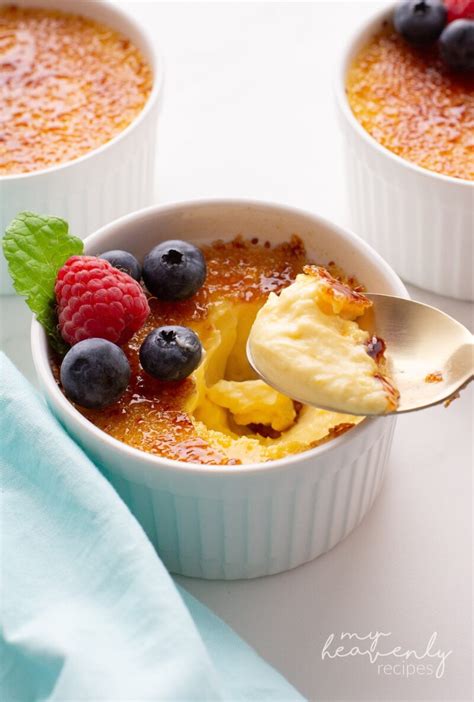 Creme Brulee Recipe - My Heavenly Recipes