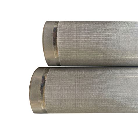 316 304 Sintered Stainless Steel Mesh Filter Element 10 Micron For