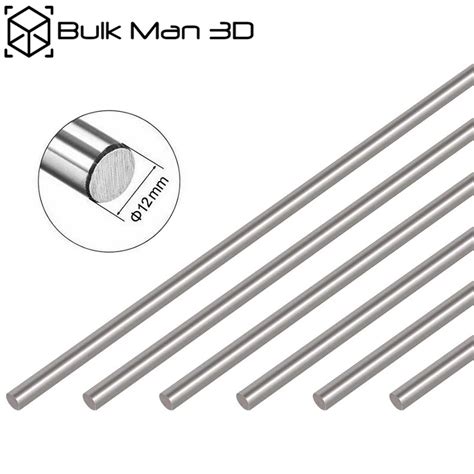 10pcs Lot 12mm Smooth Rods With Length 1000mm Optical Axis Linear Shaft