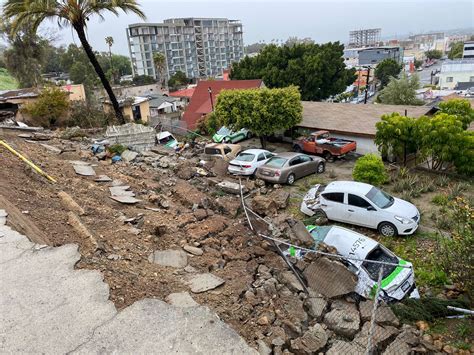 Brutal Derrumbe En La Rampa Independencia De Tijuana Yolanda Caballero