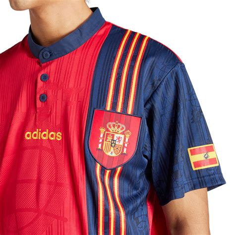 Jersey adidas España Fanswear Retro Eurocopa 2024 Bold Red Fútbol Emotion