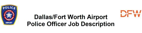 Dfw Airport Tx Experienced Police Officer Police Recruit Job