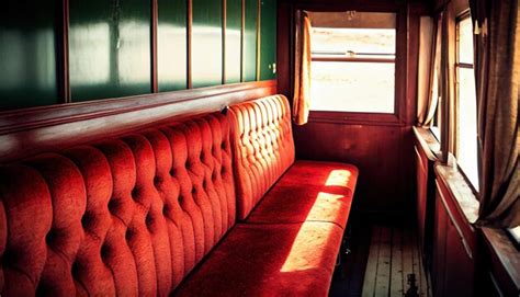 Premium AI Image | Old vintage passengers train interior with seats pro