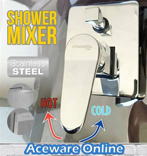 Fk Sh Hot And Cold Shower Mixer Valve Bathroom Shower Tap Way Function Tap Dual Function